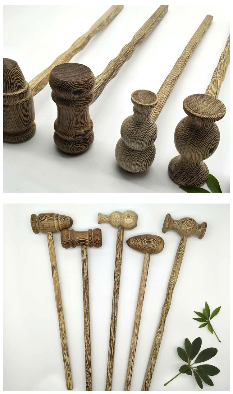 批发鸡翅木按摩捶锤鸭蛋捶子木制品工艺品按摩锤